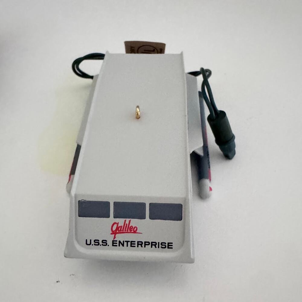 ❌SOLD❌ Hallmark Star Trek Keepsake Magic Ornament Shuttlecraft Galileo Mr. Spock - Picture 3 of 7